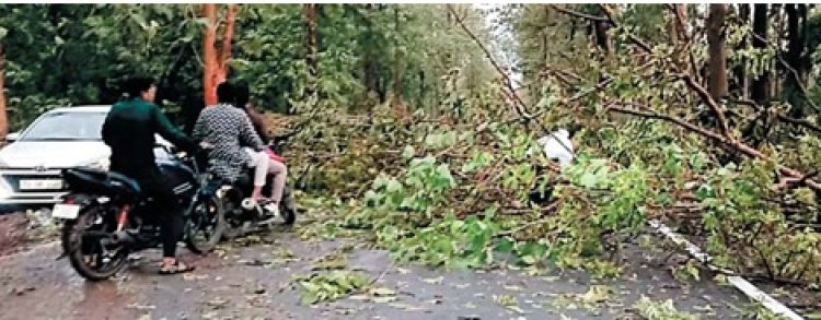 तूफान से थर्राया सुकमा जिला, बस्तर में हाई अलर्ट घोषित