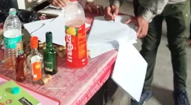 शराब दुकान में मैकडावल नम्बर: वन में पानी की मिलावट