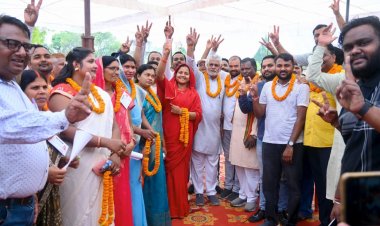 शिवनंदनपुर नगर पंचायत चुनाव में भाजपा की शानदार जीत, अध्यक्ष प्रत्याशी रितेश जायसवाल सहित 7 पार्षद प्रत्याशी विजयी