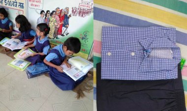 प्रवेशोत्सव में इस बार छात्रों को एक साथ मिलेंगे दो-दो सेट यूनिफार्म : विद्यार्थी कत्थे रंग की पैंट और नीले रंग की चेक शर्ट में नजर आएंगे
