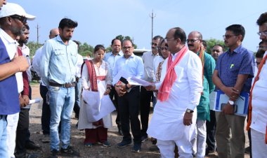 बस्तर दौरे पर अरुण साव : पीडब्ल्यूडी और जगदलपुर निगम के अधिकारियों की लगाई क्लास,लापरवाही पर जमकर बरसे
