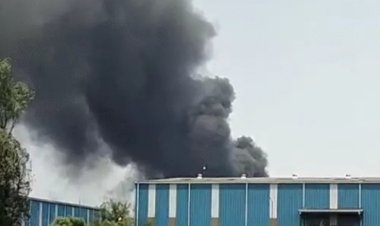 पोरवाल ऑयल फैक्ट्री में लगी आग, दमकल की टीम ने पाया काबू; एक कर्मचारी घायल
