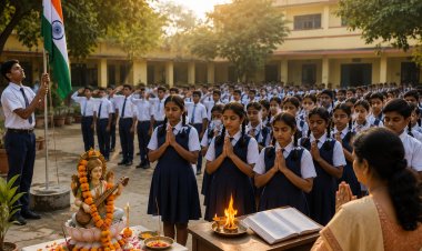 सरकारी स्कूलों में गूंजेंगे मंत्र: राष्ट्रगान-सरस्वती वंदना से शुरुआत, गायत्री मंत्र पाठ के बाद छुट्टी
