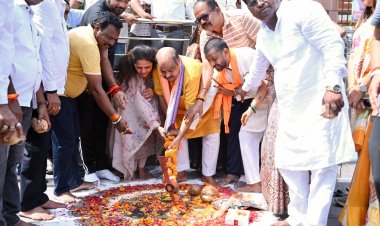 उत्तर विधानसभा में विधायक पुरन्दर मिश्रा ने किया विभिन्न कार्यों का भूमिपूजन