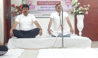 योग जीवन के संतुलन का आधार है :  संजय श्रीवास्तव