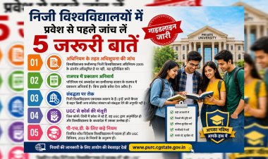 निजी विश्वविद्यालयों में प्रवेश से पहले जांच लें 5 जरूरी बातें, गाइडलाइन जारी