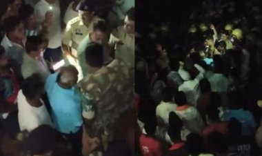 नकटी गांव में प्रशासनिक कार्रवाई का विरोध, घर खाली कराने पहुंचे अमले और ग्रामीणों के बीच टकराव