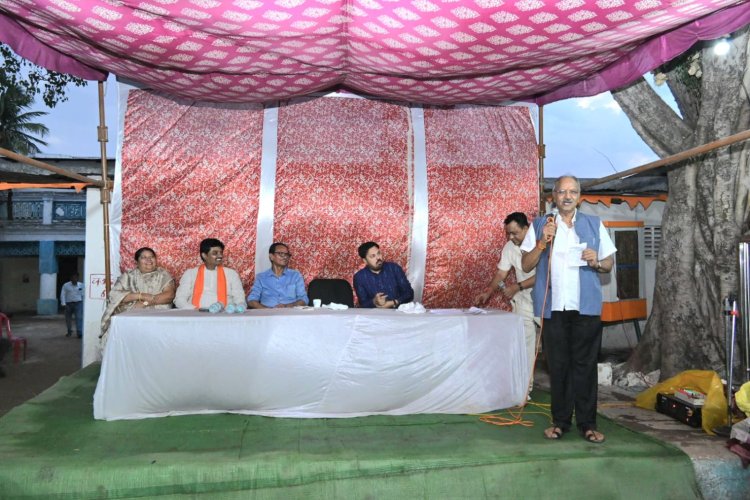 प्रधानमंत्री नरेंद्र मोदी के ऐतिहासिक कार्यकाल के उपलक्ष्य में सांसद बृजमोहन अग्रवाल ने किया जनसंपर्क