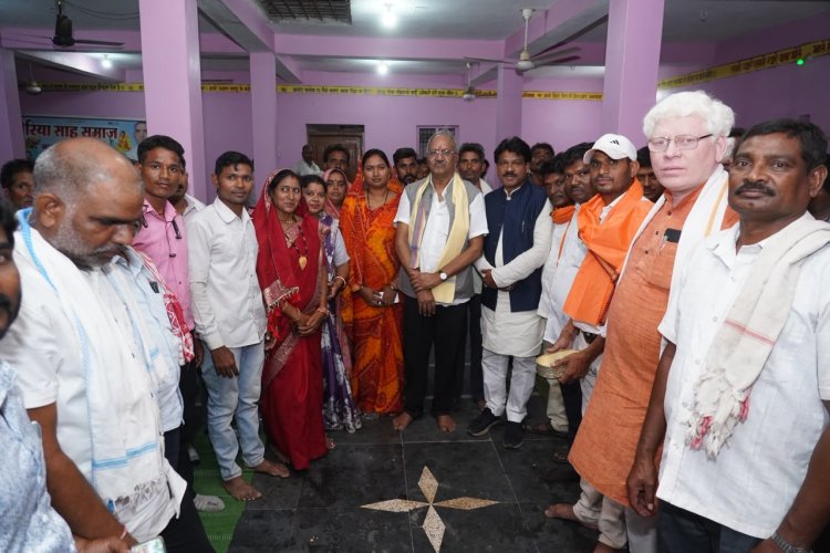 कोरासी में सांसद बृजमोहन अग्रवाल का जनसंपर्क अभियान: जनता से सीधे संवाद, विकास कार्यों की घोषणाएं और योजनाओं पर खुली चर्चा