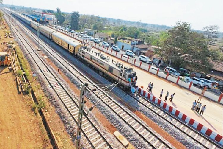 कुरुद-अभनपुर ट्रैक पर 110 किमी की रफ्तार से चली ट्रेन 
