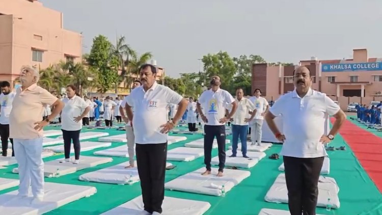 योग अपनाकर अपने जीवन को स्वस्थ बनाएं इसलिए अंतर्राष्ट्रीय योग दिवस का आयोजन: उप मुख्यमंत्री अरुण साव 