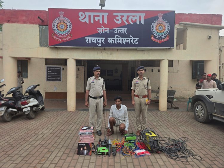 लाखों की चोरी का खुलासा, 24 घंटे में 5 आरोपी गिरफ्तार; 3.50 लाख का सामान बरामद