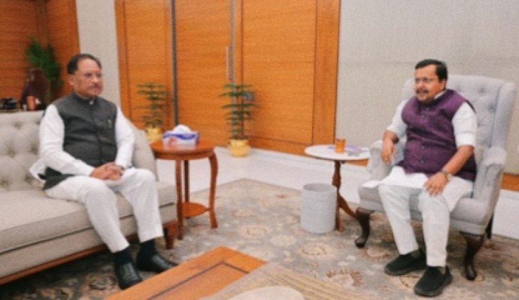 नितिन नबीन से मिले सीएम विष्णुदेव साय 