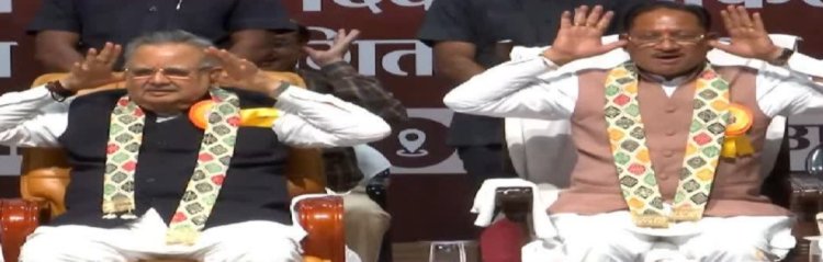 जब मुख्यमंत्री और डॉ. रमन बने ‘शेर’ संघ प्रचारक इंद्रेश ने लगवाई दहाड़ 