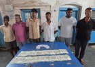जुए के अड्डे पर पुलिस की रेड, 1.92 लाख कैश जब्त,4 निकले पुराने खिलाड़ी,6 दबोचे गए