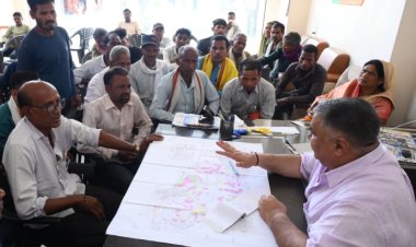 जनदर्शन में मंत्री राजेश अग्रवाल ने सुनीं ग्रामीणों की समस्याएं,त्वरित समाधान करने दिए निर्देश