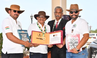 ग्रीन इंडिया की ओर रफ्तार का रिकॉर्ड : इवी से 57 घंटे में श्रीनगर से कन्याकुमारी का सफर कर बाजपुर की टीम ने रचा राष्ट्रीय इतिहास