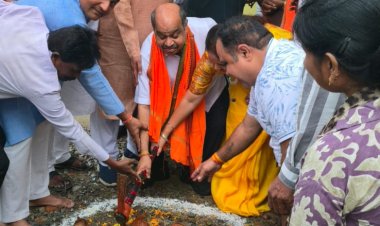 पुरंदर मिश्रा ने उत्तर विधानसभा को दी विकास की सौगात: दो आंगनबाड़ी भवनों का लोकार्पण, नए सामुदायिक भवन का भूमिपूजन