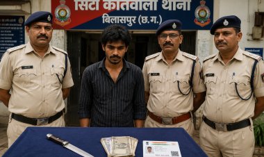 बिलासपुर में रैपिडो चालक से चाकू की नोक पर लूट, आरोपी गिरफ्तार; नकदी और हथियार बरामद