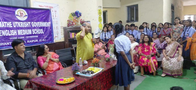 शिक्षा से बनेगा सशक्त भविष्य: नवप्रवेशी विद्यार्थियों का आत्मीय अभिनंदन करने पहुँचे विधायक पुरन्दर मिश्रा 