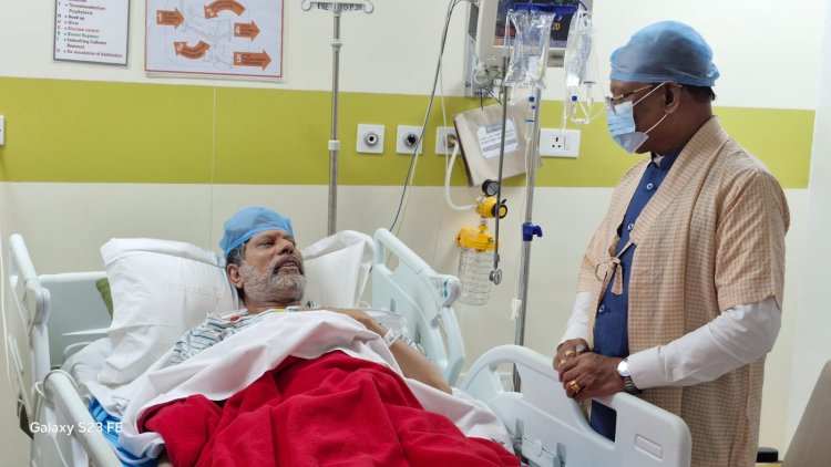 गुरुग्राम मेदांता अस्पताल पहुंचे मुख्यमंत्री विष्णुदेव साय,जगदलपुर विधायक किरण सिंह देव का जाना कुशलक्षेम