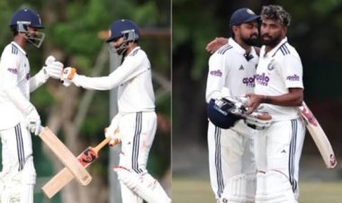मोहम्मद सिराज ने आखिरी ओवर में जड़े तीन छक्के, भारत ने वार्म-अप मैच में श्रीलंका क्रिकेट XI को हराया