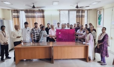नगर निगम जोन-1 में उप अभियंता गोपाल प्रधान को दी गई भावभीनी विदाई
