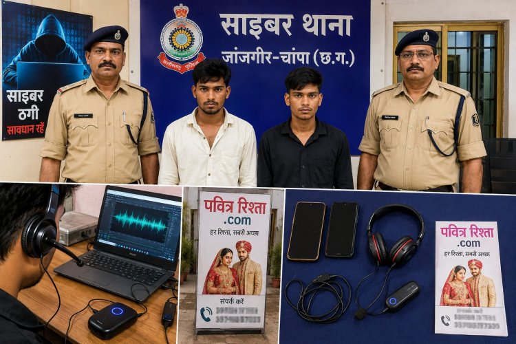 लड़की की आवाज निकालकर शादी का रिश्ता तय कराने का झांसा, दो आरोपी गिरफ्तार
