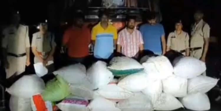 गरियाबंद में 400 किलो गांजा जब्त, 5 आरोपी गिरफ्तार; ओडिशा से महाराष्ट्र जा रही थी खेप