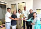 जिंदल स्टील लिमिटेड के अध्यक्ष श्याम सुंदर बजाज से सौजन्य मुलाकात