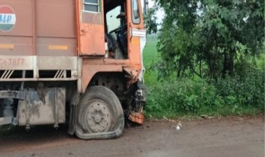 ट्रक-क्रेटा में जबरदस्त भिड़ंत, एक युवक की मौत, तीन घायल