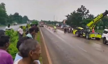 महाराष्ट्र के भंडारा में भीषण सड़क हादसा: रायपुर से नागपुर जा रही SUV ट्रक से टकराई; 3 बच्चों समेत 8 की मौत, 3 घायल