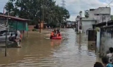 Raipur Breaking : धरसींवा के बाढ़ प्रभावित गांवों में रेस्क्यू ऑपरेशन,123 लोगों को सुरक्षित निकाला