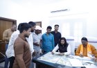 प्रदेश कार्यालय में मंत्री गुरु खुशवंत साहेब ने कार्यकर्ताओं की शिकायतों और मांगों को सुन निकाला समाधान