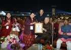 डॉ. रमन सिंह के जन्मदिन पर बना गोल्डन बुक ऑफ वर्ल्ड रिकॉर्ड, राज्यपाल और कैबिनेट मंत्रियों की मौजूदगी में 50 हजार लोगों ने किया हनुमान चालीसा पाठ