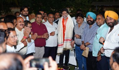 स्वस्थ होकर लौटे भाजपा प्रदेश अध्यक्ष किरण सिंहदेव से चेंबर पदाधिकारियों ने की मुलाकात