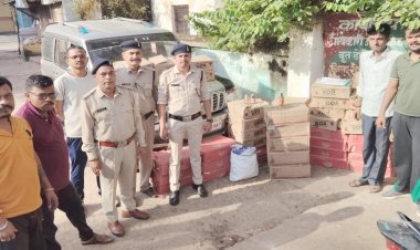 पेंड्रा में आबकारी विभाग की बड़ी कार्रवाई: नाकेबंदी के दौरान 45 पेटी अवैध शराब और स्कॉर्पियो जब्त, आरोपी चकमा देकर फरार