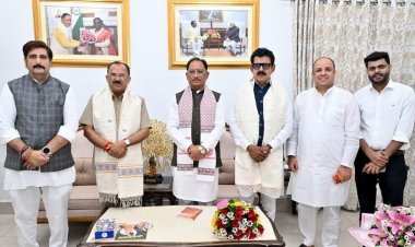 देवनानी ने छत्तीसगढ़ के मुख्यमंत्री साय से की मुलाकात, देवनानी की साय से विभिन्न मुद्दों पर चर्चा