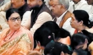 बिना बुलाए कोई भी न आए  भाजपा कार्यालय : स्मृति ईरानी