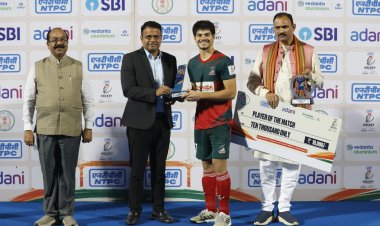 शाहरुख और आशीष पूर्ति ने संस्कारधानी स्ट्राइकर्स को दिलाई पहली जीत, राजधानी रॉयल्स को 4-2 से हराया
