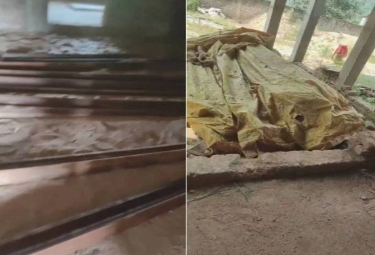 छत्तीसगढ़ में नए रेल कॉरिडोर की पटरियां चोरी: किराए के मकान से 6.5 टन पटरी बरामद; पुलिस की छापेमारी देख आरोपी फरार