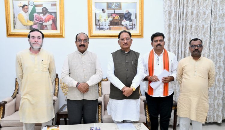भारतीय किसान संघ के प्रतिनिधिमंडल से चर्चा के बाद मुख्यमंत्री विष्णु देव साय ने लिया महत्वपूर्ण निर्णय