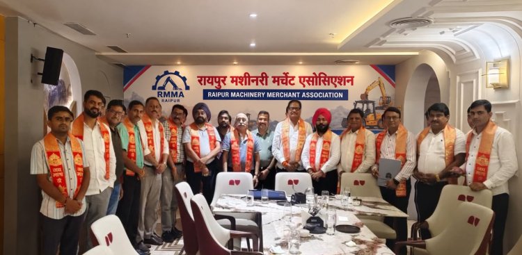 रायपुर मशीनरी मर्चेंट एसोसिएशन के व्यापारियों के साथ हुआ सार्थक संवाद