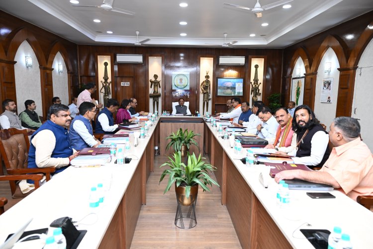 मुख्यमंत्री विष्णुदेव साय की अध्यक्षता में कैबिनेट की बैठक में 19 फैसलों पर लगी मुहर