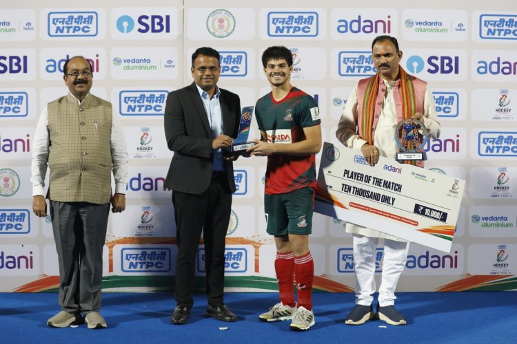 शाहरुख और आशीष पूर्ति ने संस्कारधानी स्ट्राइकर्स को दिलाई पहली जीत, राजधानी रॉयल्स को 4-2 से हराया